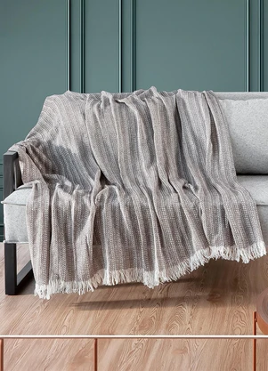 Rovi Home - Manta para Sofá Sevilha 170 cm X 150 cm Marrom - ROVI HOME