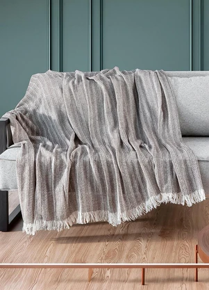 Rovi Home - Manta para Sofá Sevilha 210 cm X 170 cm Marrom - ROVI HOME