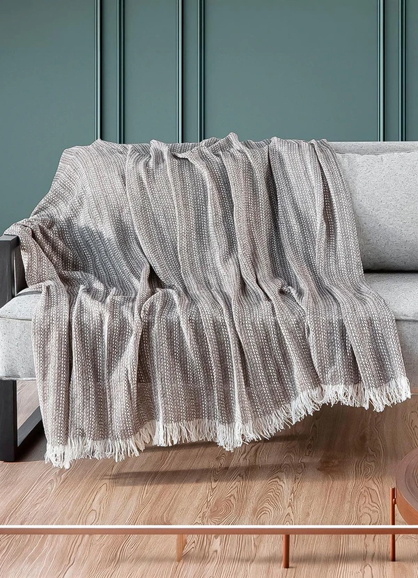 Rovi Home - Manta para Sofá Sevilha 210 cm X 170 cm Marrom