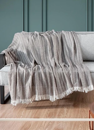 Rovi Home - Manta para Sofá Sevilha 240 cm X 170 cm Marrom - ROVI HOME