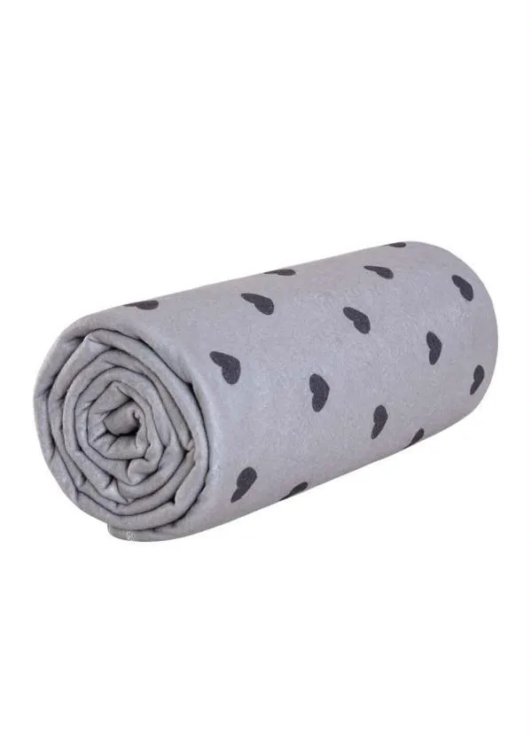 Mundo Lar - Manta Polar Cinza Casal 1 Peça 3