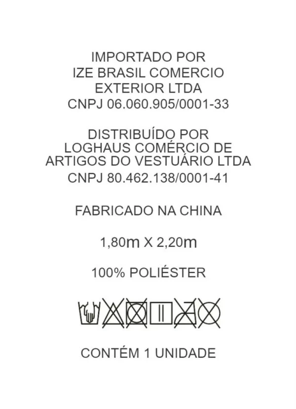 Mundo Lar - Manta Polar Xadrez Azul Casal 1 Peça 4