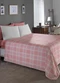 Mundo Lar - Manta Polar Xadrez Rosa Casal 1 Peça - variação: Xadrez Rosa (Casal)