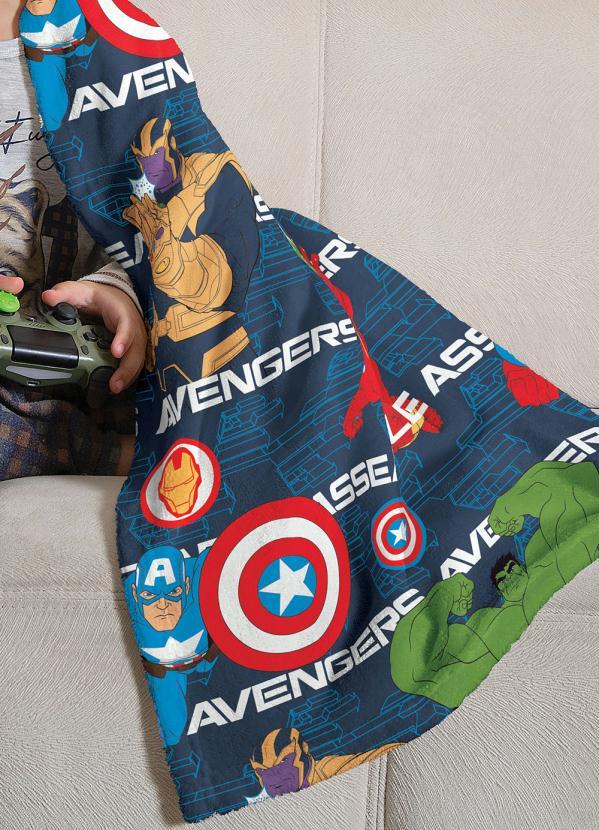 Lepper - Manta Infantil Fleece Avengers 125x150 cm 2