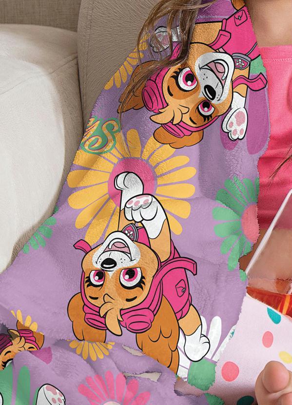 Lepper - Manta Infantil Fleece Patrulha Canina 125x150 cm 2