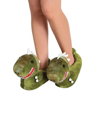 Mundo Lar - Pantufa Dino Verde 27 Ao 33 - MUNDO LAR