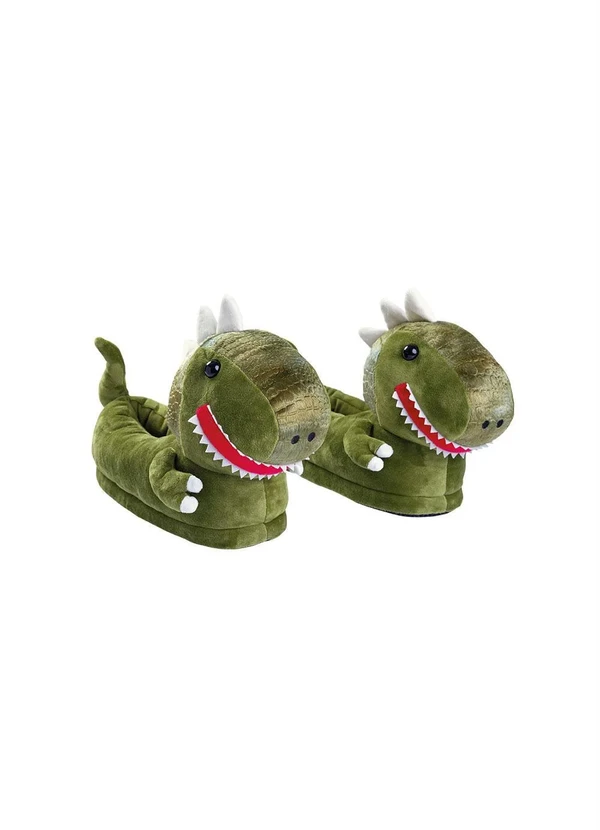 Mundo Lar - Pantufa Dino Verde 27 Ao 33