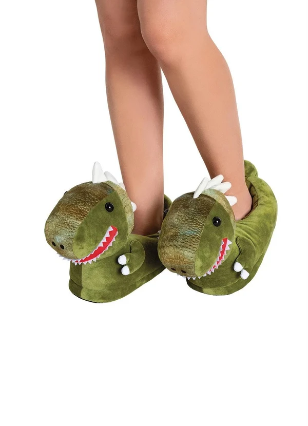Mundo Lar - Pantufa Dino Verde 27 Ao 33 2