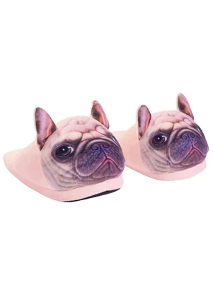 Mundo Lar - Pantufa Dog Bege 27 Ao 33 - MUNDO LAR