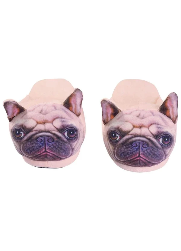 Mundo Lar - Pantufa Dog Bege 27 Ao 33 3