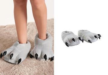 Pantufa Urso Cinza 27 Ao 33