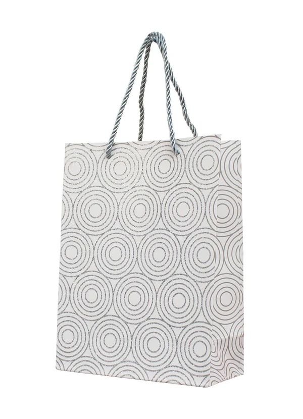 Lar e Lazer - Sacola de Presente Cinza - 26x32x10cm 4