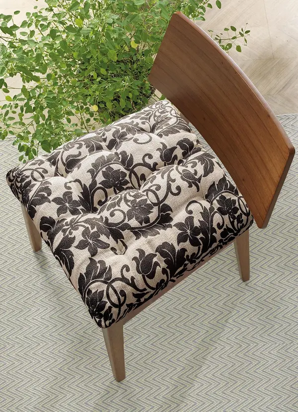 Lar e Lazer - Futton Arabesco Preto 1 Peça 2