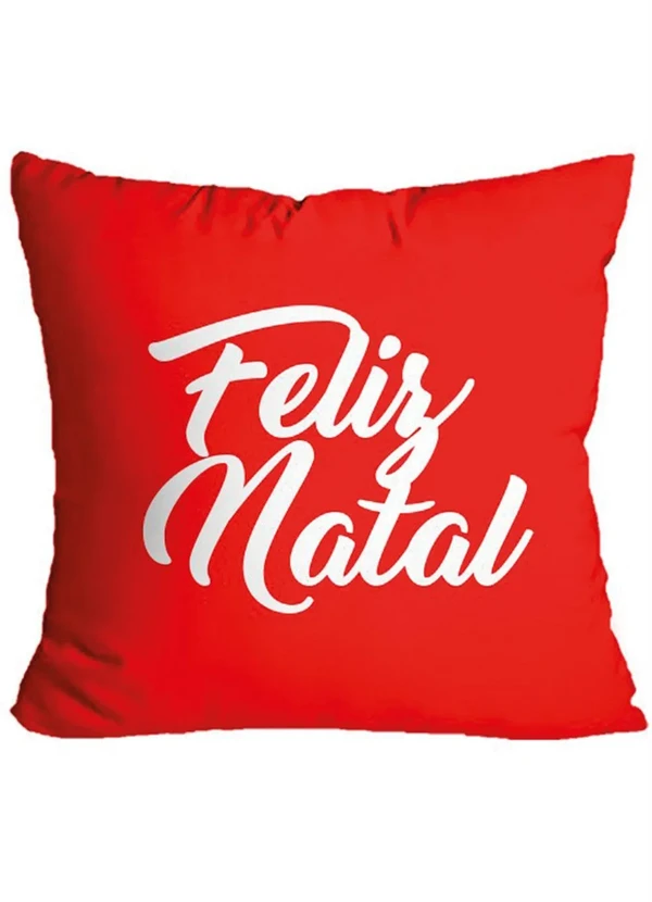 Lar e Lazer - Jogo de Almofadas Natal Amarelo 4 Peças 5