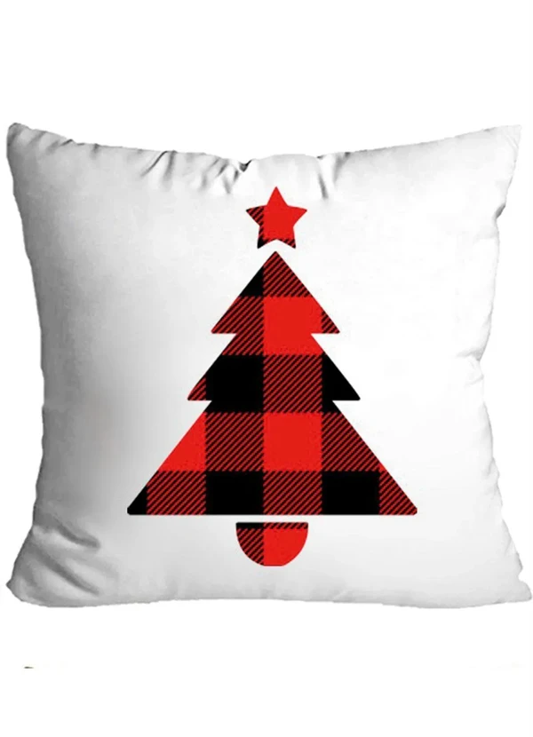 Lar e Lazer - Jogo de Almofadas Natal Branco 4 Peças 5