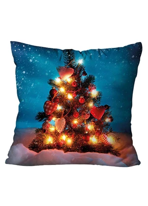 Lar e Lazer - Capa de Almofada Árvore de Natal 1 Peça - LAR E LAZER