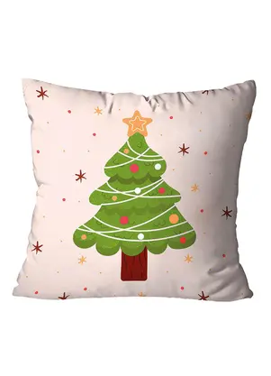 Lar e Lazer - Capa de Almofada Árvore Estrelada 1 Peça - LAR E LAZER