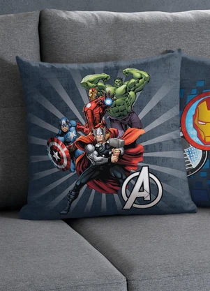 Bella Janela - Capa de Almofada Avengers Power 1 Peça - BELLA JANELA