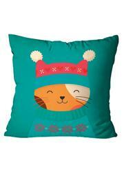Capa de Almofada Gatinho Inverno 1 Pe�a