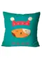 Lar e Lazer - Capa de Almofada Gatinho Natalino 1 Peça - variação: Gatinho Inverno