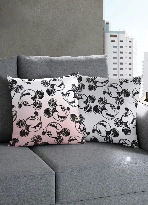 Bella Janela - Capa de Almofada Mickey Faces 1 Peça