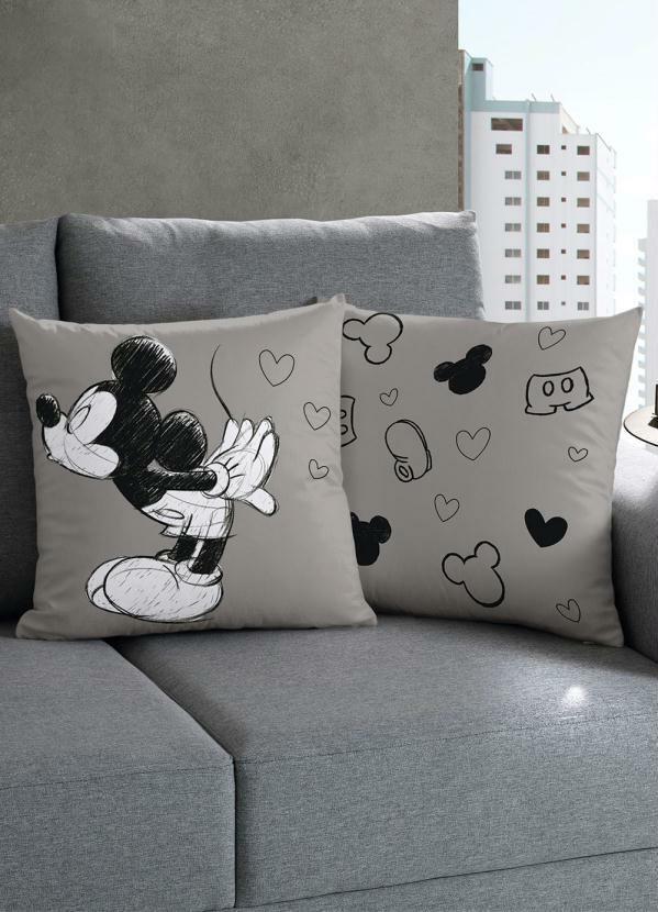 Capa de Almofada (Mickey Love) 1 Pea