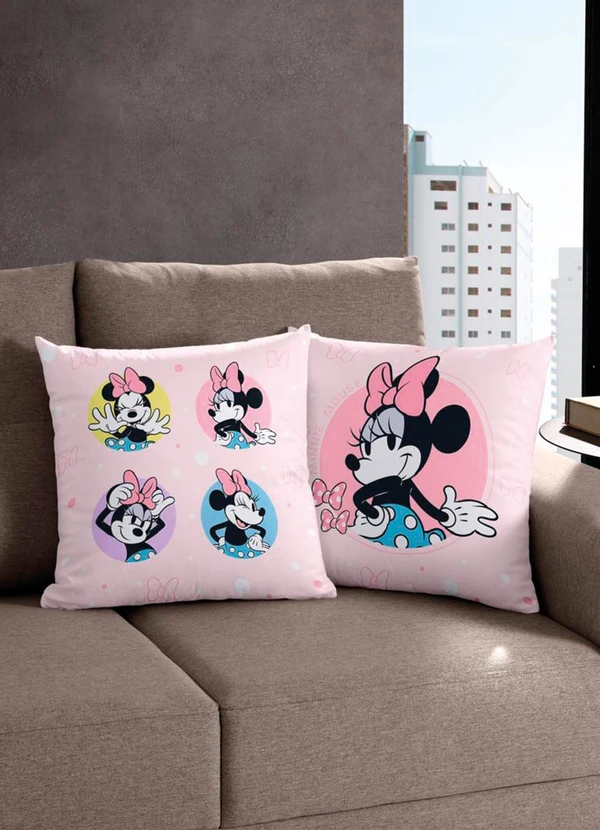 Bella Janela - Capa de Almofada Minnie Pink 1 Peça