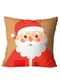 Lar e Lazer - Capa de Almofada Gatinho Natalino 1 Peça - variação: Papai Natalino