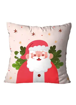 Lar e Lazer - Capa de Almofada Papai Noel Estrelado 1 Peça - LAR E LAZER