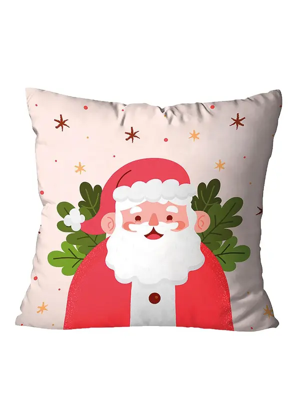 Lar e Lazer - Capa de Almofada Papai Noel Estrelado 1 Peça 1