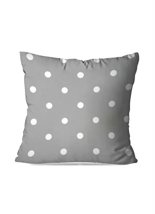Lar e Lazer - Capa de Almofada Poá Cinza 1 Peça 1