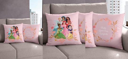Capa de Almofada Princesas 1 Pe�a