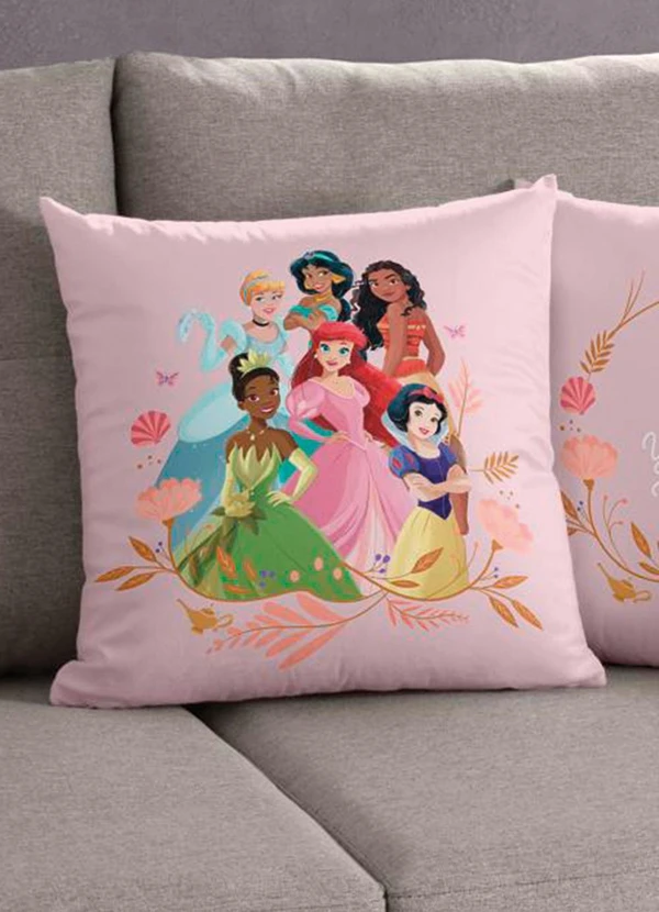 Bella Janela - Capa de Almofada Princesas 1 Peça 2