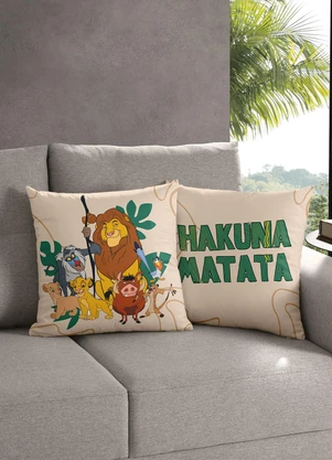 Bella Janela - Capa de Almofada Rei Leão 1 Peça - BELLA JANELA