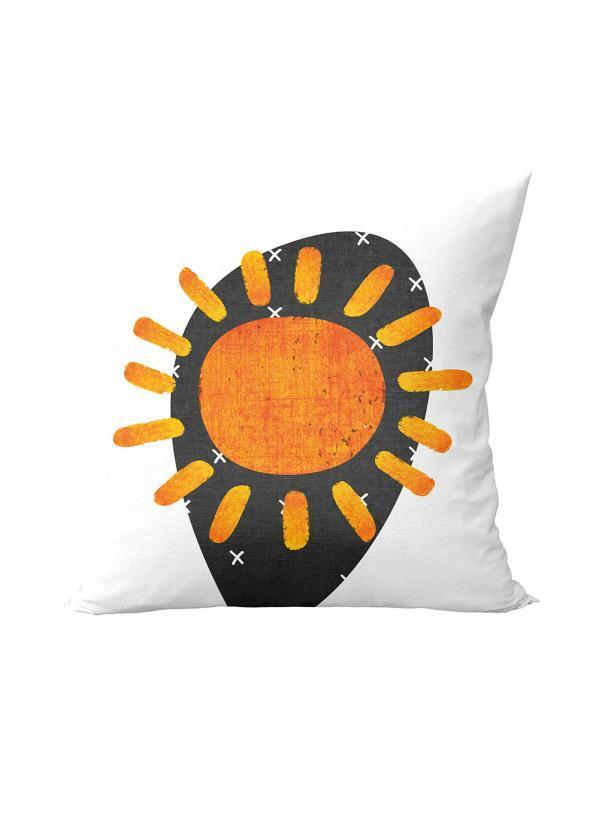 Lar e Lazer - Capa de Almofada Sol 1 Peça