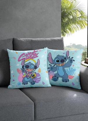 Bella Janela - Capa de Almofada Stitch Colors 1 Peça - BELLA JANELA