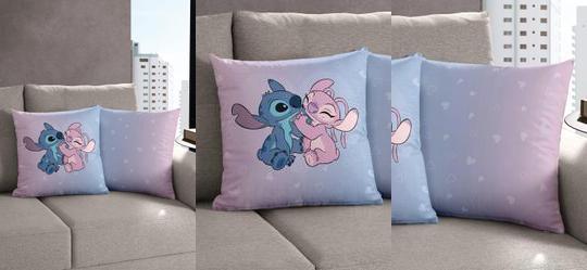 Capa de Almofada Stitch Love 1 Pe�a