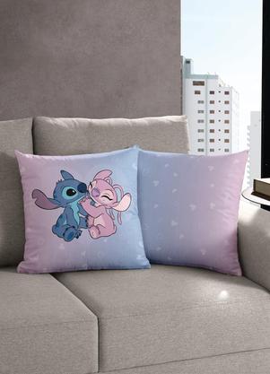 Capa de Almofada (Stitch Love) 1 Pea