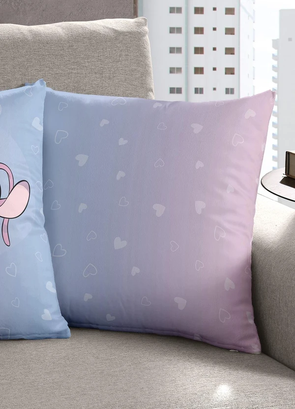 Bella Janela - Capa de Almofada Stitch Love 1 Peça 3