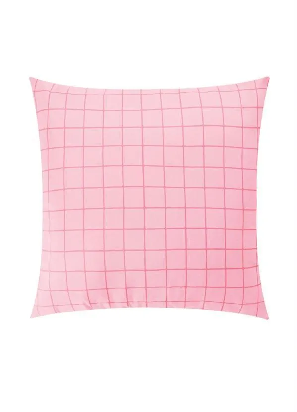 Lar e Lazer - Capa de Almofada Traços Rosa 1 Peça