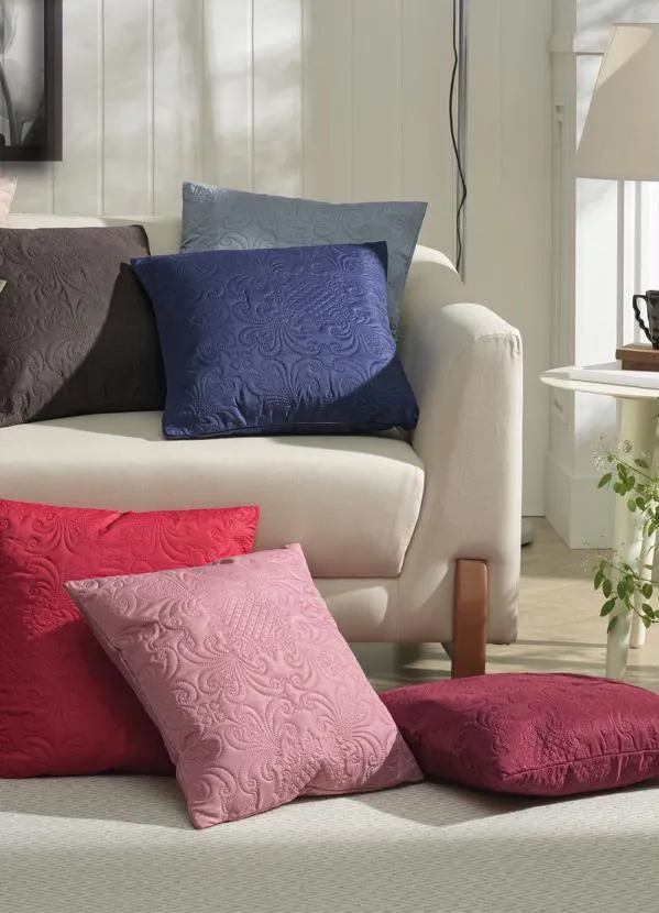 Lar e Lazer - Capa de Almofada Vermelho 1 Peça 2