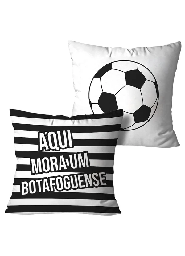 Lar e Lazer - Jogo Capa de Almofada Botafoguense 2 Peças