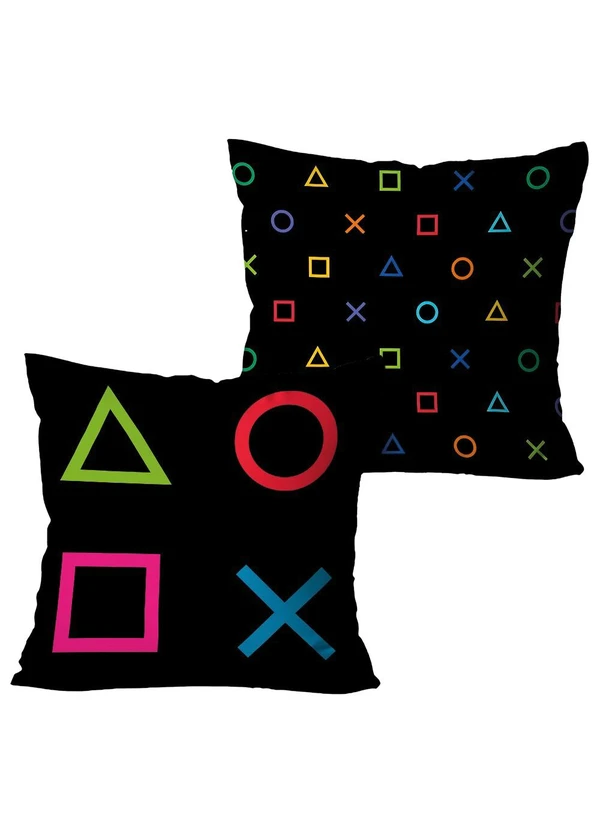 Lar e Lazer - Jogo Capa de Almofada Controle 2 Peças