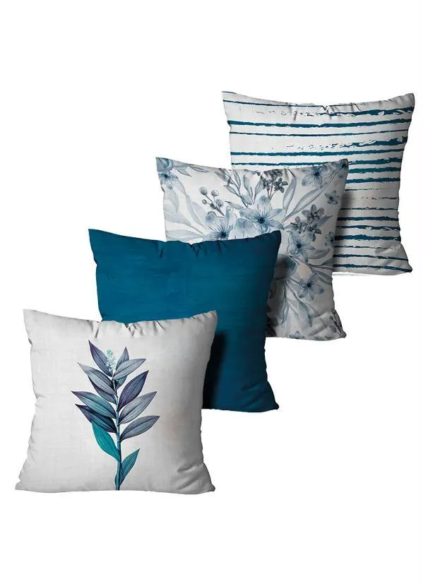 Lar e Lazer - Jogo Capa de Almofadas Beth 4 Peças