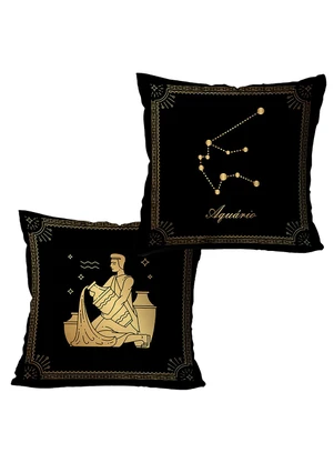 Lar e Lazer - Jogo Capas de Almofada Aquário 2 Peças - LAR E LAZER