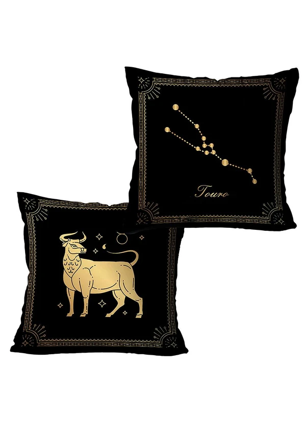 Lar e Lazer - Jogo Capas de Almofada Touro 2 Peças