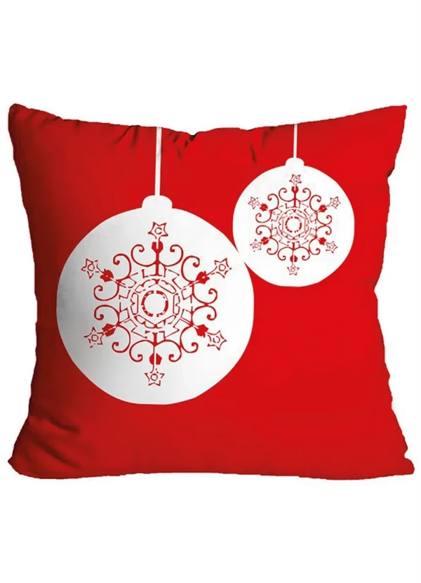 Lar e Lazer - Jogo de Capa de Almofadas Natal Verde 4 Peças 3