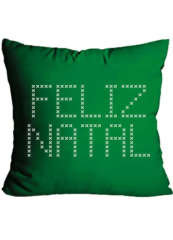 Lar e Lazer - Jogo de Capa de Almofadas Natal Verde 4 Peças 6