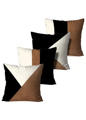 Rovi Home - Kit 4 Capas para Almofadas Marrom - ROVI HOME