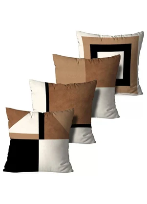 Rovi Home - Kit 4 Capas para Almofadas Marrom - ROVI HOME